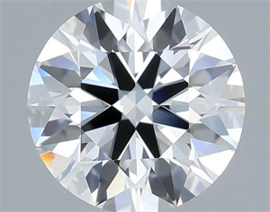 Picture of Lab Grown Diamond 1.01 Carats, Round with Excellent Cut, D Color, VVS2 Clarity and Certified by IGI