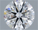 Lab Grown Diamond 0.96 Carats, Round with Ideal Cut, D Color, VVS2 Clarity and Certified by IGI