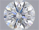 Natural Diamond 0.75 Carats, Round with Excellent Cut, F Color, VVS2 Clarity and Certified by GIA