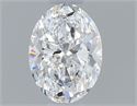 Diamante Natural 0.50 quilates, Ovalado , Color D, claridad VVS1 y certificado GIA