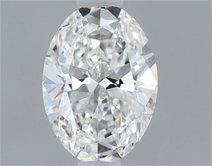 Picture of Natural Diamond 0.40 Carats, Oval with  Cut, F Color, IF Clarity and Certified by GIA