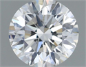 Diamante Natural 0.51 quilates, Redondo , Color H, claridad SI1 y certificado GIA