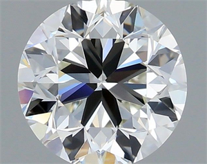 Picture of Natural Diamond 0.90 Carats, Round with Very Good Cut, H Color, VVS1 Clarity and Certified by IGI