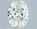 Natural Diamond 1.80 Carats, Oval with  Cut, I Color, IF Clarity and Certified by IGI