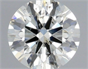 Natural Diamond 0.70 Carats, Round with Excellent Cut, K Color, SI2 Clarity and Certified by IGI