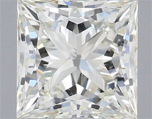 Picture of Natural Diamond 0.80 Carats, Princess with  Cut, I Color, VVS1 Clarity and Certified by IGI