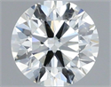 Natural Diamond 0.40 Carats, Round with Excellent Cut, H Color, SI1 Clarity and Certified by IGI