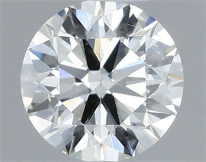 Picture of Natural Diamond 0.40 Carats, Round with Excellent Cut, H Color, SI1 Clarity and Certified by IGI