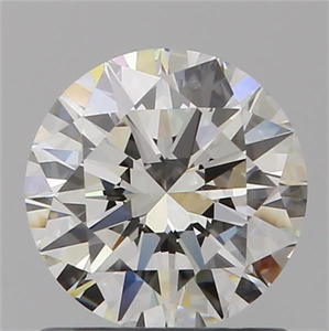 Picture of Natural Diamond 0.90 Carats, Round with Excellent Cut, H Color, VS1 Clarity and Certified by GIA