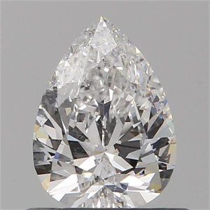 Foto Diamante Natural 0.50 quilates, De pera , Color E, claridad SI2 y certificado GIA de