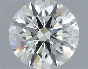 Picture of Natural Diamond 0.56 Carats, Round with Excellent Cut, I Color, VS1 Clarity and Certified by IGI