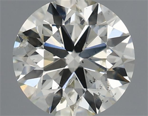 Foto Diamante Natural 0.51 quilates, Redondo , Color J, claridad SI2 y certificado IGI de