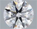 Del inventario de diamantes de laboratorio, 1.28 quilates, Redondo , Color E, claridad VVS2 y certificado IGI