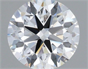 Del inventario de diamantes de laboratorio, 1.29 quilates, Redondo , Color D, claridad VVS2 y certificado IGI