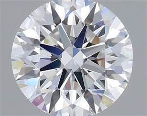 Picture of Lab Grown Diamond 1.27 Carats, Round with Ideal Cut, D Color, VS1 Clarity and Certified by IGI