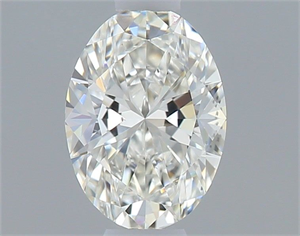 Picture of Natural Diamond 0.40 Carats, Oval with  Cut, H Color, SI1 Clarity and Certified by GIA
