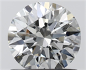 Natural Diamond 0.80 Carats, Round with Excellent Cut, H Color, VVS1 Clarity and Certified by IGI