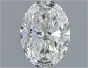 Diamante Natural 0.51 quilates, Ovalado , Color H, claridad VVS1 y certificado IGI