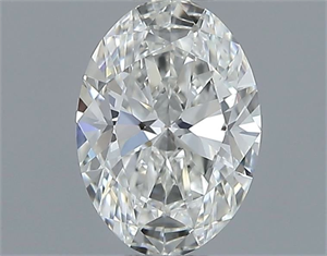 Foto Diamante Natural 0.51 quilates, Ovalado , Color H, claridad VVS1 y certificado IGI de