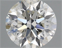 Natural Diamond 0.60 Carats, Round with Excellent Cut, I Color, I1 Clarity and Certified by GIA