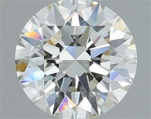 Picture of Natural Diamond 1.01 Carats, Round with Excellent Cut, I Color, VS1 Clarity and Certified by IGI