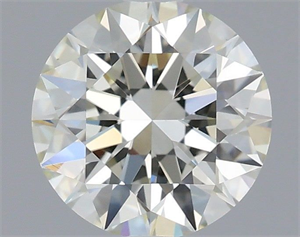 Picture of Natural Diamond 1.03 Carats, Round with Excellent Cut, I Color, VS1 Clarity and Certified by IGI