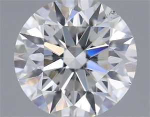 Picture of Natural Diamond 0.41 Carats, Round with Excellent Cut, G Color, SI1 Clarity and Certified by GIA