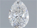 Diamante Natural 0.45 quilates, De pera , Color E, claridad VS1 y certificado IGI