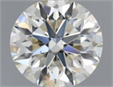 Natural Diamond 1.00 Carats, Round with Excellent Cut, K Color, I1 Clarity and Certified by GIA