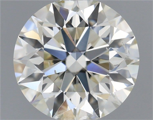 Picture of Natural Diamond 1.00 Carats, Round with Excellent Cut, K Color, I1 Clarity and Certified by GIA