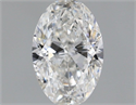 Natural Diamond 0.70 Carats, Oval with  Cut, G Color, SI2 Clarity and Certified by GIA