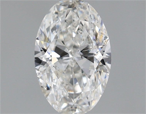 Picture of Natural Diamond 0.70 Carats, Oval with  Cut, G Color, SI2 Clarity and Certified by GIA