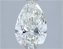 Natural Diamond 1.71 Carats, Pear with  Cut, I Color, VS2 Clarity and Certified by IGI
