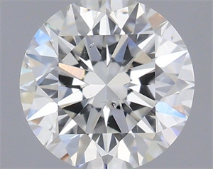 Picture of Natural Diamond 0.50 Carats, Round with Excellent Cut, E Color, SI1 Clarity and Certified by IGI