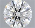 Natural Diamond 0.55 Carats, Round with Excellent Cut, H Color, VS1 Clarity and Certified by IGI