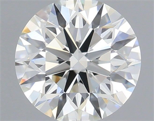 Picture of Natural Diamond 0.55 Carats, Round with Excellent Cut, H Color, VS1 Clarity and Certified by IGI