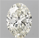 Natural Diamond 1.52 Carats, Oval with  Cut, I Color, VS1 Clarity and Certified by IGI