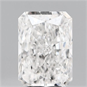 Natural Diamond 4.01 Carats, Radiant with  Cut, F Color, VS2 Clarity and Certified by GIA