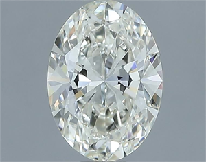 Picture of Natural Diamond 0.77 Carats, Oval with  Cut, I Color, VVS2 Clarity and Certified by IGI