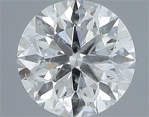 Picture of Natural Diamond 0.70 Carats, Round with Excellent Cut, G Color, SI2 Clarity and Certified by IGI