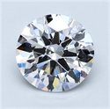 Natural Diamond 2.62 Carats, Round with Excellent Cut, D Color, VS2 Clarity and Certified by GIA