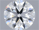 Natural Diamond 0.80 Carats, Round with Excellent Cut, F Color, VS2 Clarity and Certified by IGI
