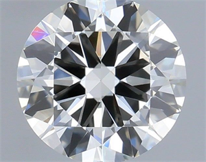Picture of Natural Diamond 0.50 Carats, Round with Excellent Cut, H Color, VVS2 Clarity and Certified by IGI