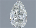 Natural Diamond 0.53 Carats, Pear with  Cut, H Color, VVS1 Clarity and Certified by IGI