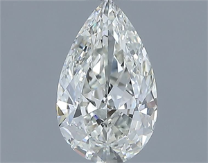 Picture of Natural Diamond 0.53 Carats, Pear with  Cut, H Color, VVS1 Clarity and Certified by IGI