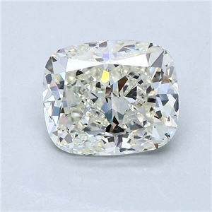 Picture of Natural Diamond 3.02 Carats, Cushion with  Cut, J Color, VS2 Clarity and Certified by GIA