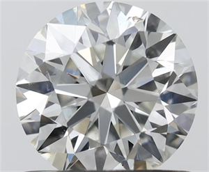 Foto Diamante Natural 0.72 quilates, Redondo , Color H, claridad SI2 y certificado IGI de