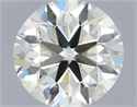Natural Diamond 1.50 Carats, Round with Very Good Cut, K Color, VS2 Clarity and Certified by IGI