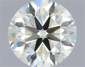 Picture of Natural Diamond 1.50 Carats, Round with Very Good Cut, K Color, VS2 Clarity and Certified by IGI
