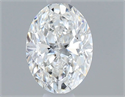 Natural Diamond 0.60 Carats, Oval with  Cut, E Color, VS1 Clarity and Certified by GIA